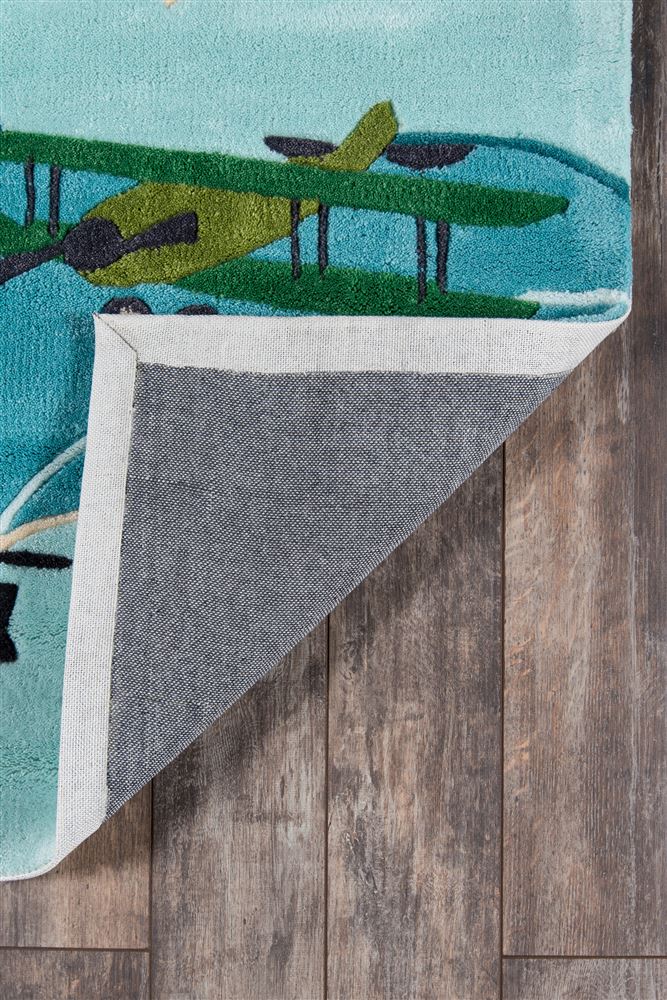 Contemporary LMOJULMJ10 Area Rug - Lil Mo Whimsy Collection 