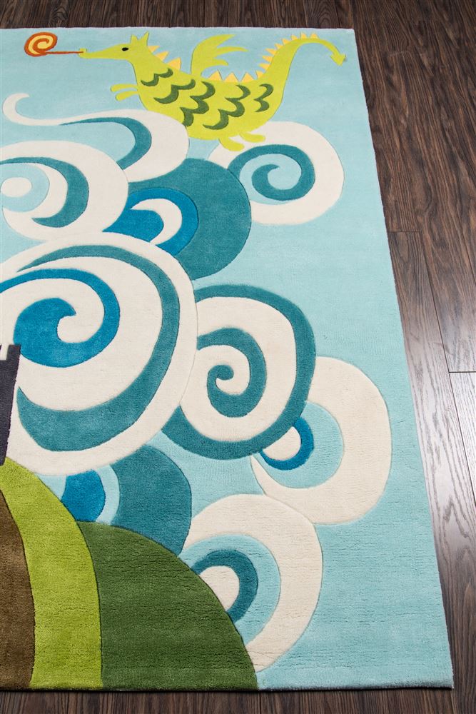 Contemporary LMOJULMJ30 Area Rug - Lil Mo Whimsy Collection 