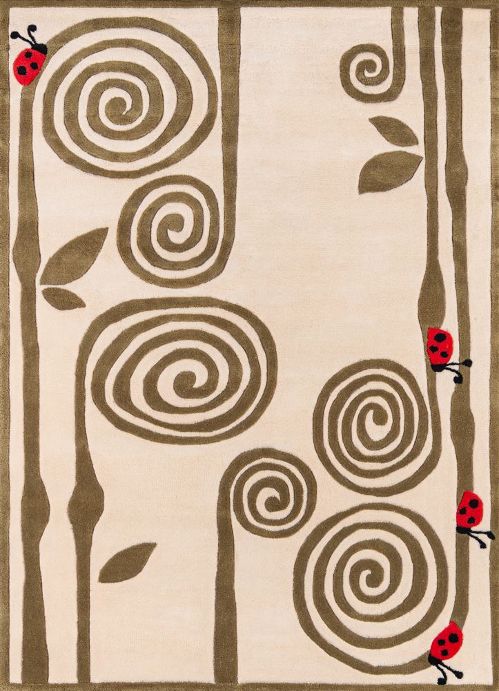 Contemporary Lmojulmj-3 Area Rug - Lil Mo Whimsy Collection 