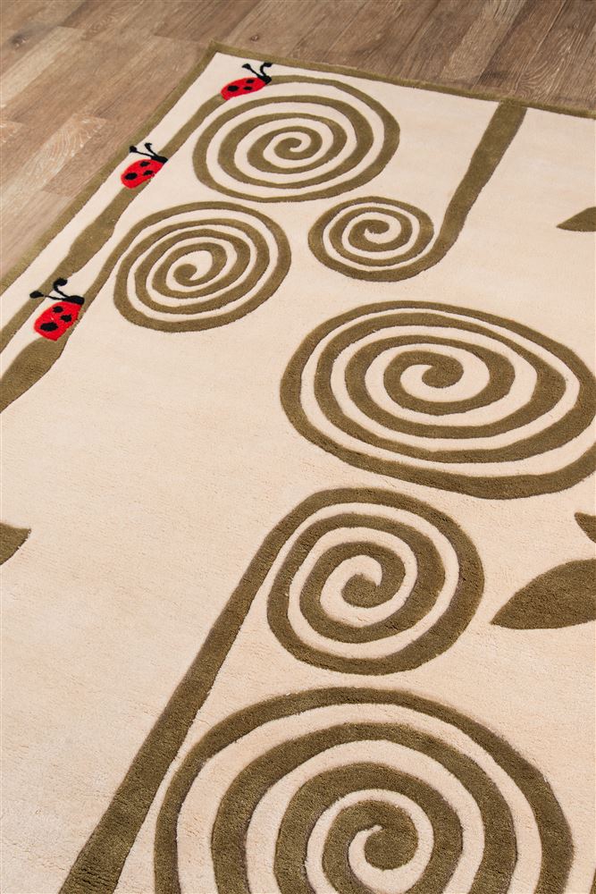 Contemporary LMOJULMJ-3 Area Rug - Lil Mo Whimsy Collection 