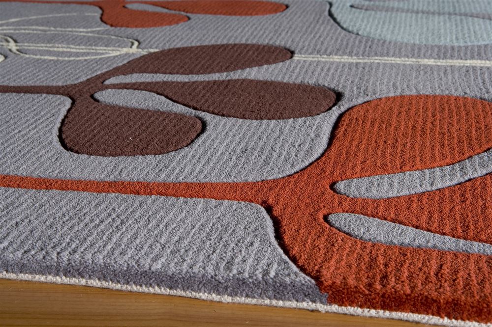 Contemporary NEWWANW125 Area Rug - New Wave Collection 