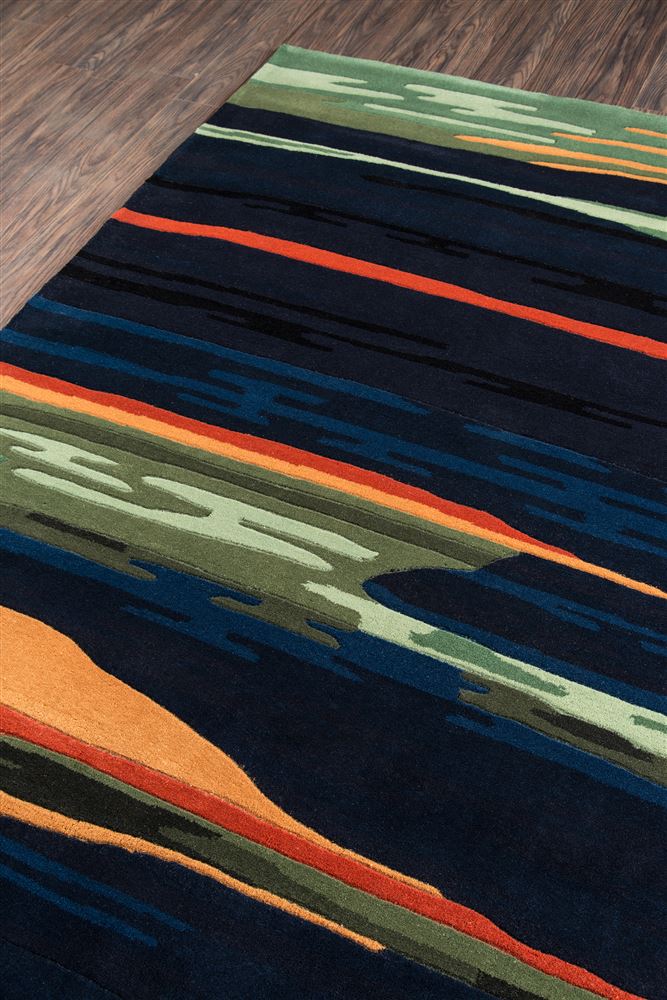 Contemporary NEWWANW-13 Area Rug - New Wave Collection 