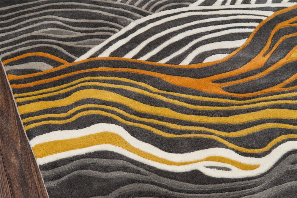 Contemporary NEWWANW144 Area Rug - New Wave Collection 