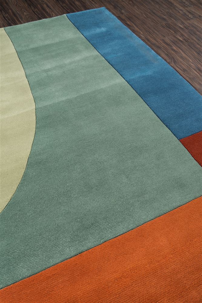Contemporary NEWWANW-15 Area Rug - New Wave Collection 