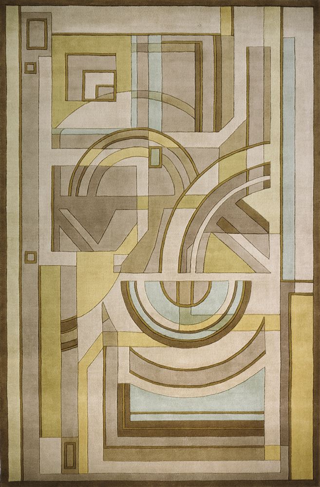 Contemporary Newwanw-91 Area Rug - New Wave Collection 